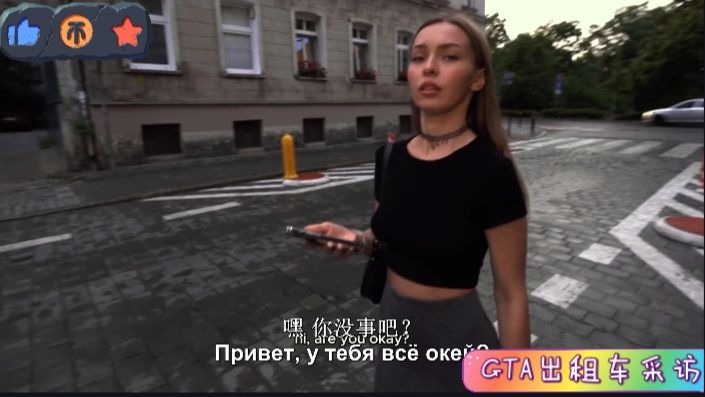 街头系列-空气刘海蓝色丸子头的娇小健身教练